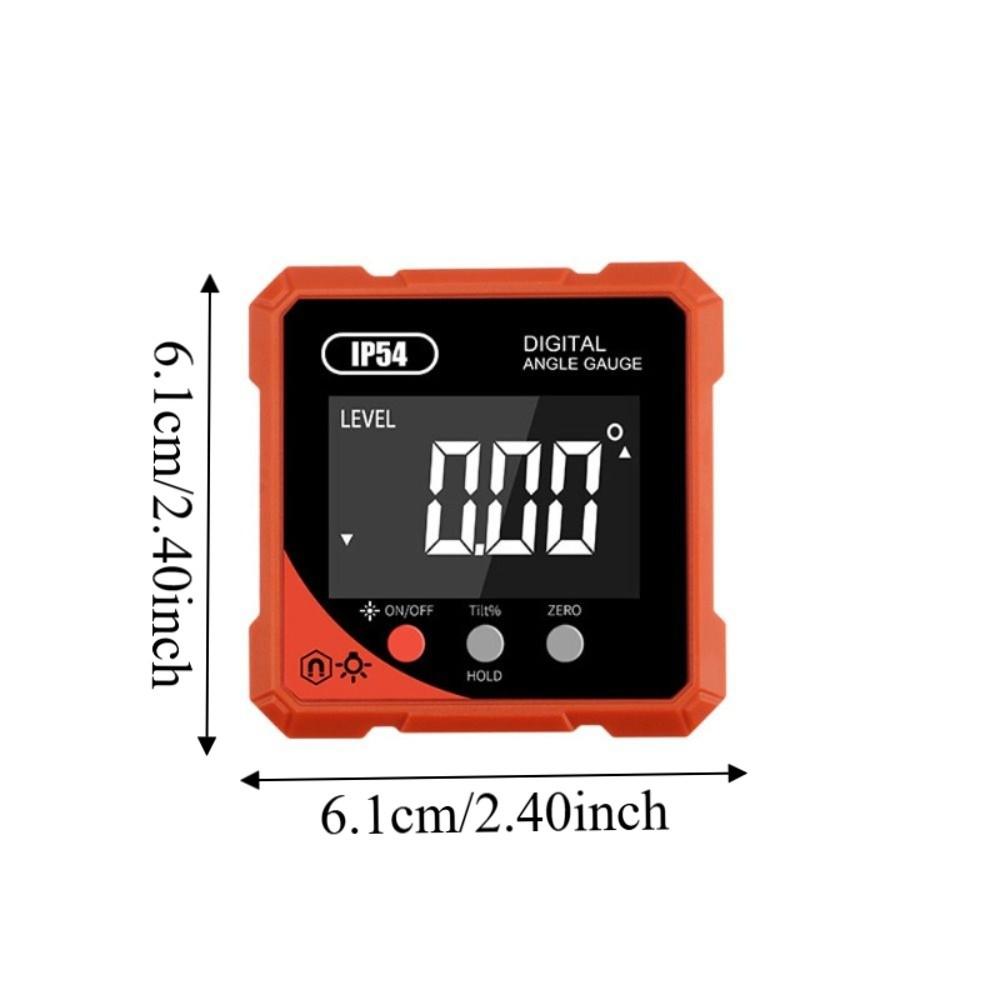 With Dual Laser Digital Angle Meter 4x90° Level Box Electronic Level Inclinometer Carpenter Tools
