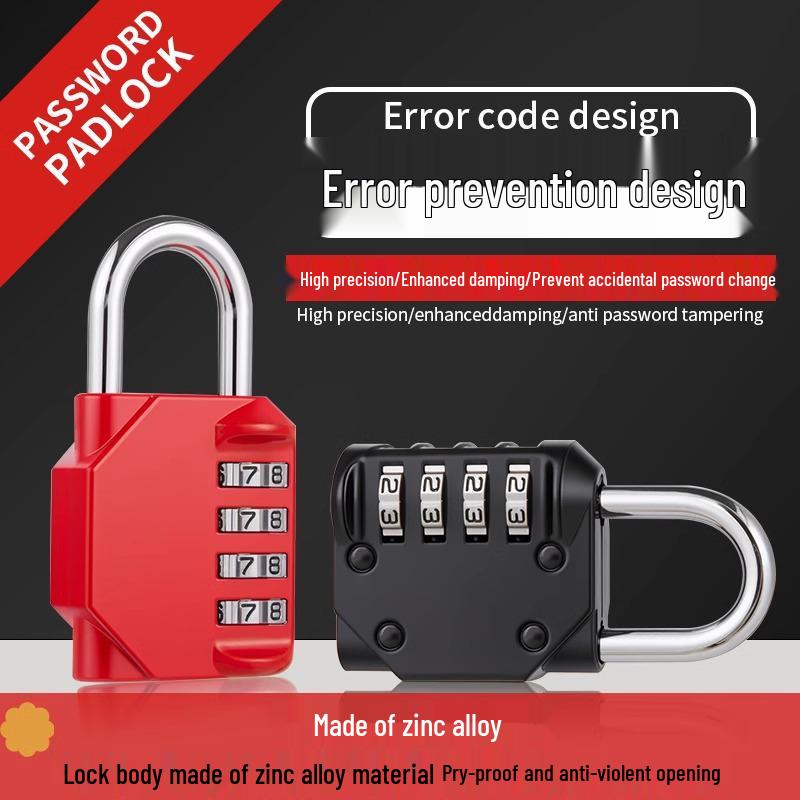 Waterproof Rustproof Anti-theft Padlock for Suitcases, Lockers, Schoolbags, Bike Frames, Helmets, and Gym.