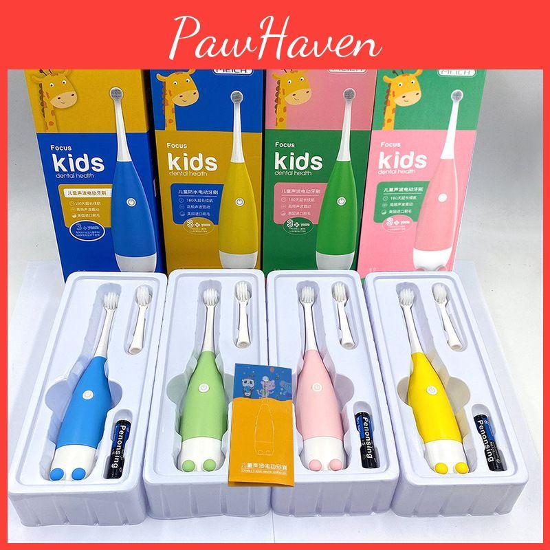 Automatic Electric Toothbrush For Kids With Soft Silicone For Baby And Toddler