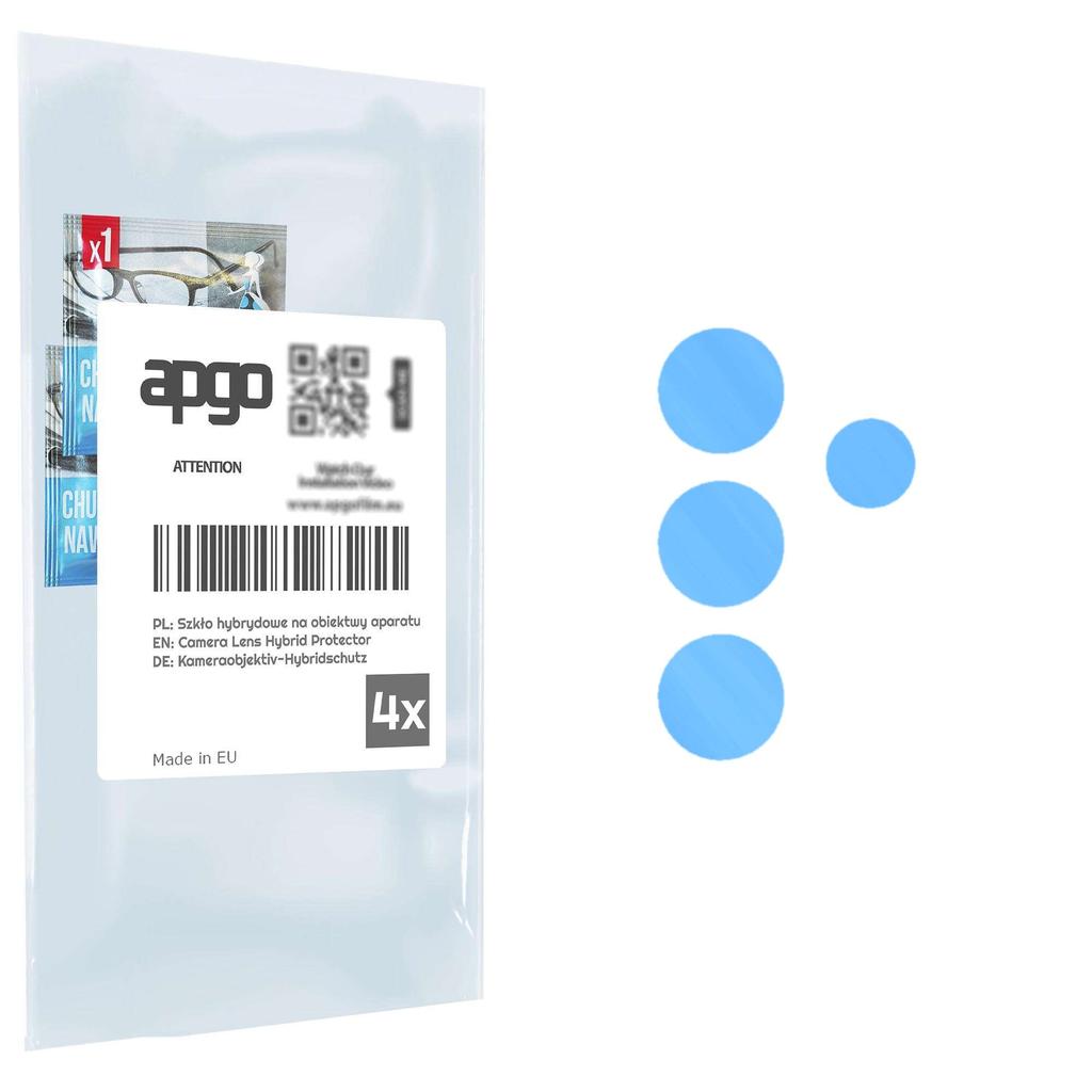 apgo 4x Lens Protector Camera Protective Hybrid Glass for Samsung Galaxy A72 5G, Camera Protection, 9H Camera Lens Camera Lens Protector