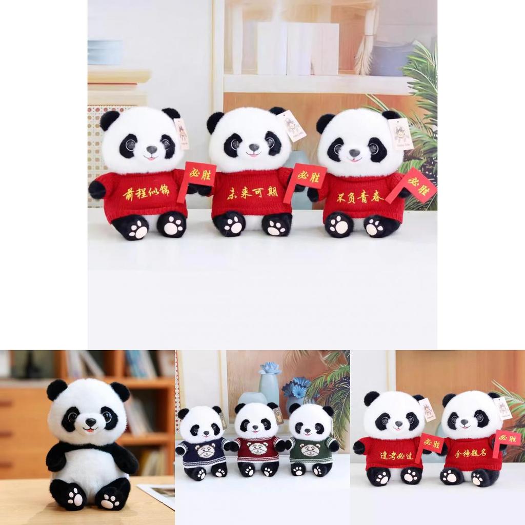 Charmantes 8-Zoll Realistisches Panda Plüschtier Perfektes Kindertagsgeschenk Souvenir