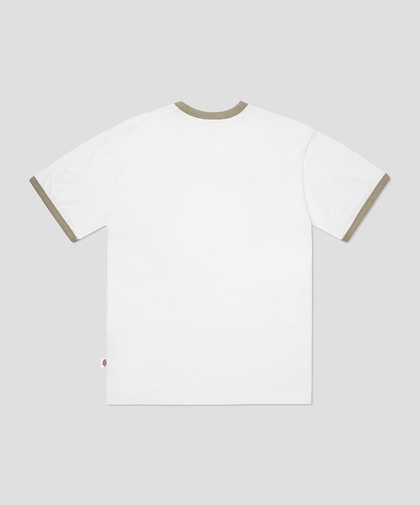 Dickies T-shirt Texas Horse Ringer Beige Blanc/Beige Sable
