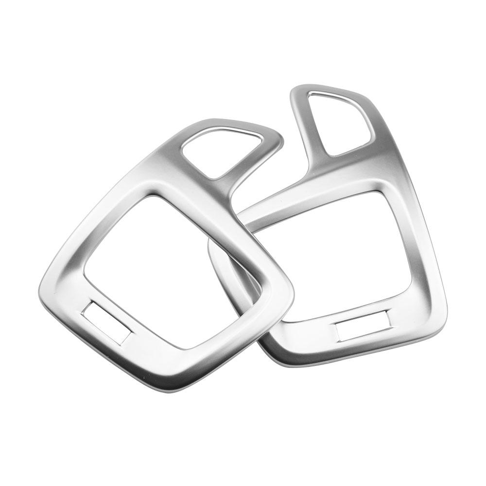 Car Air Vent Decoration Trim for Jeep Compass 2017-2020 LHD Car Dashboard Air Outlet Frame Sticker Interior Accessories
