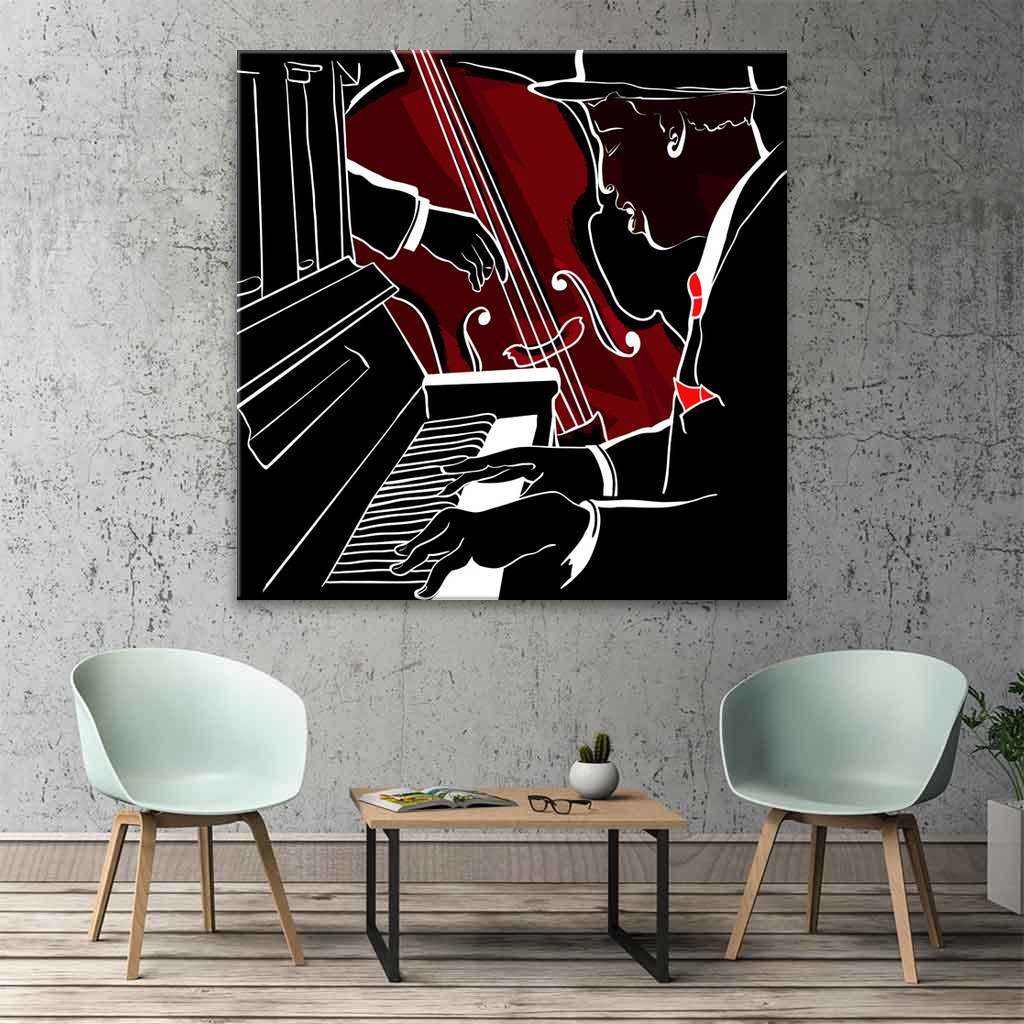 Jazz Piano and Bass Table