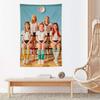 Kpop Band Rred Velvet Tapestry Microfiber Wall Hanging For Bedroom Living Room Decor Outdoor Festival Garden Bar Background