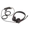 Office Headset Dual Ear ENC Active Noise Reduction Volume Adjustable Mute Control USB Plug