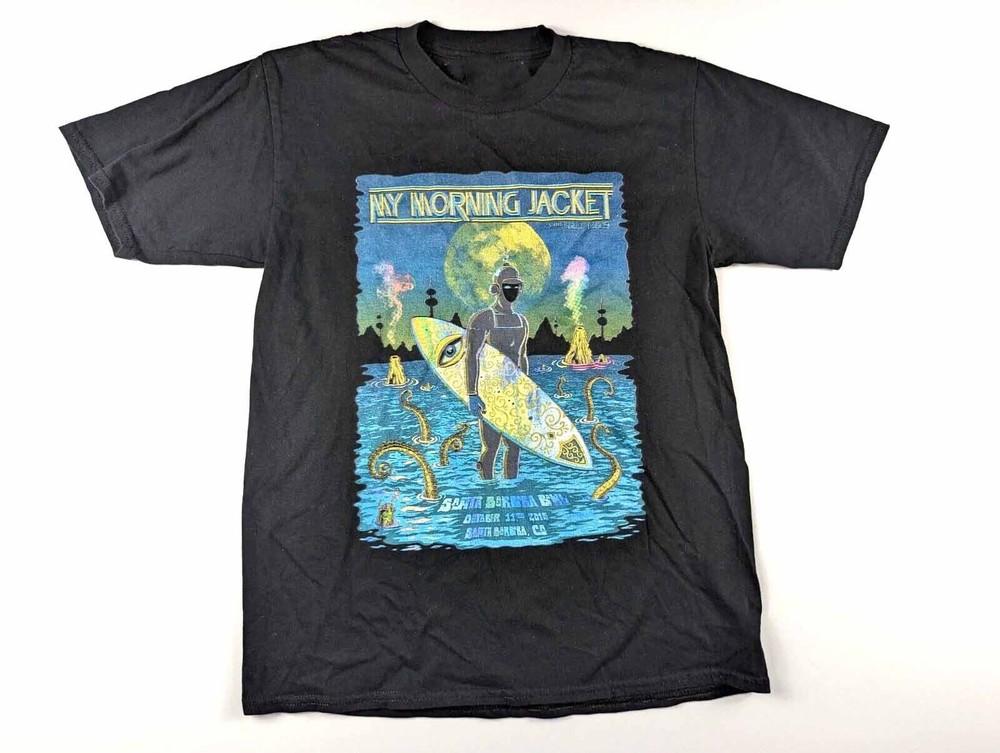 My Morning Jacket Рубашка Santa Barbara Bowl Классическая Черная Унисекс S-5XL 1J0600 Унисекс Футболка XXXXL