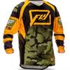 Mens Long Sleeve Mountain Bike Cycling Jersey Quick Dry Breathable Trail Downhill MTB Shirt