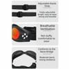 UV400 Protection Dog Sunglasses Windproof Design Impact-Resistant Doggie Goggles comfortable to wear Clear Vision Cat Eyewear