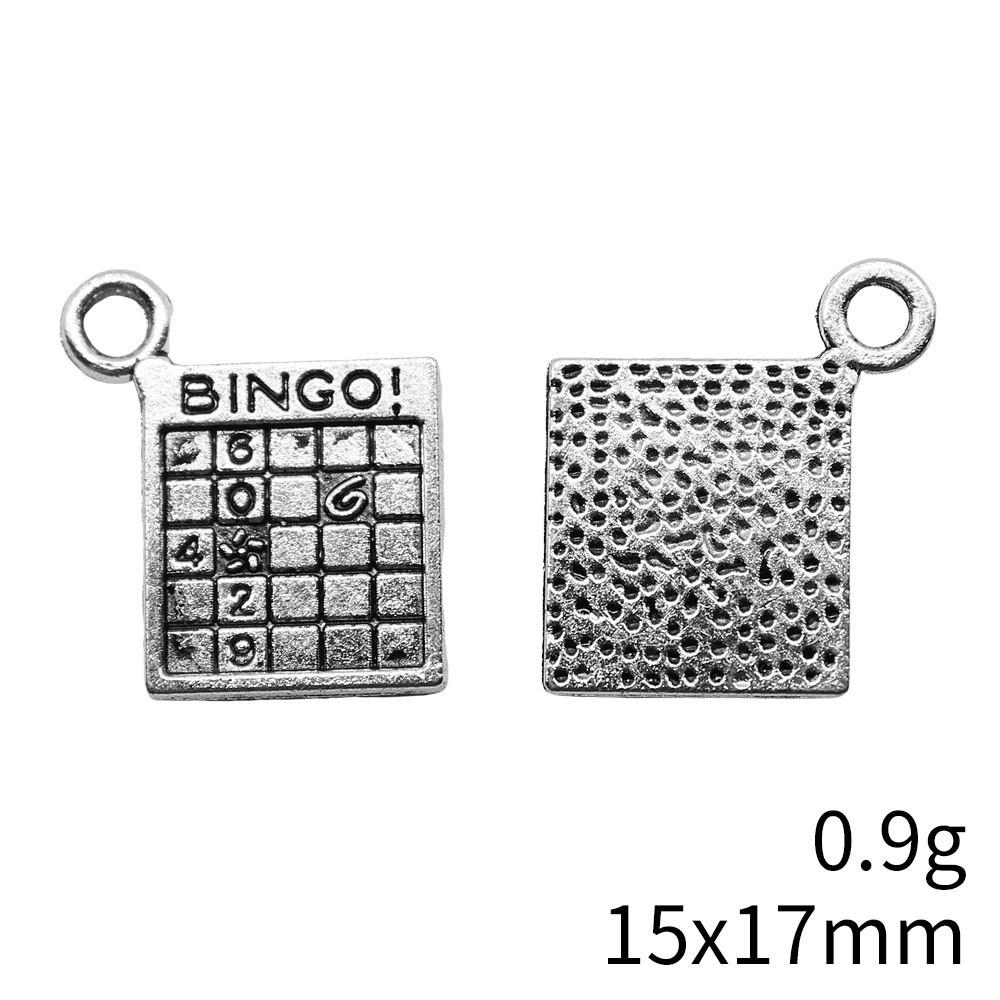 Christmas Decorations Charms For Necklace Friendship Puzzle Game Card Tarot Charms Pendant Home Garden Male Pendant
