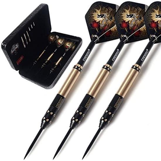 

CUESOUL Dragon Deluxe Brass Steel Tip Darts 21g Set, F2305-L