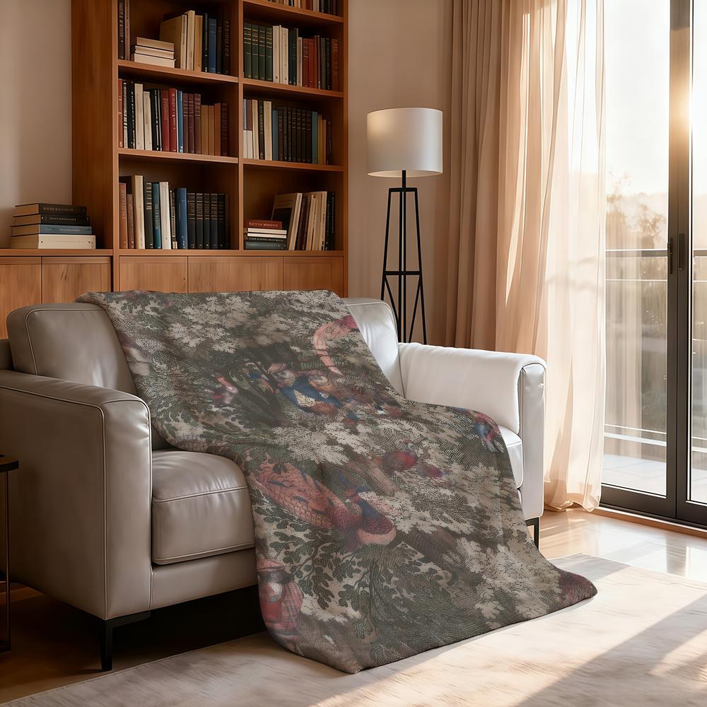 Retro Nature Blanket Soft Throw Blanket for Home Bedroom Bed Sofa Picnic Travel Office Rest Cover Blanket Gift