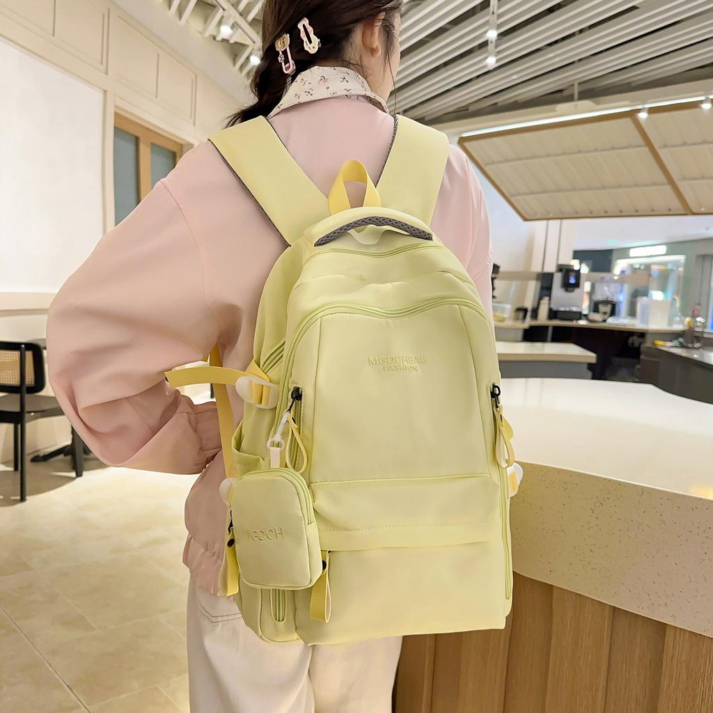 Schoolbag High-value College Style Backpack Japanese Harajuku Girl Backpack Casual Versatile Student Class Tutoring Schoolbag Woman