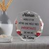 Decoración Acrílica Plana 2D, Elegante Recuerdo para el Día de la Madre - Perfecta para Navidad, Acción de Gracias y Cumpleaños, Decoración Acrílica para Escritorio y Sala de Estar