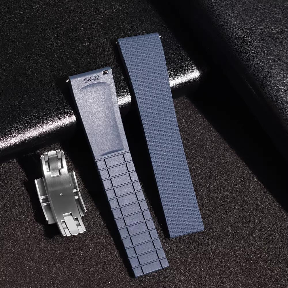 High Quality 316L Steel Watch Clasp 16mm 18mm 20mm Durable Folding Deployment Buckle Silver Watch Strap Buckle Watch Accessories