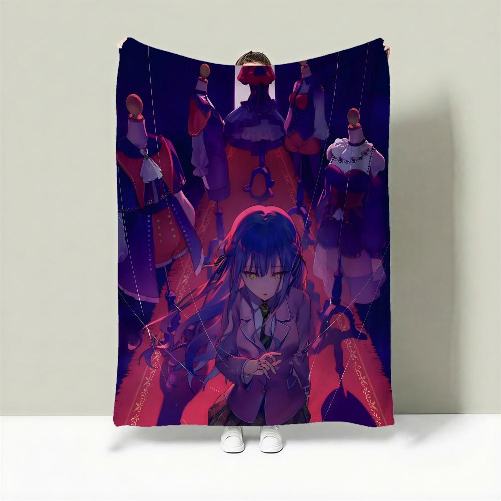 Band B-BanG Dream! Throw Lightweight 240g Flannel Blanket Soft Skin-friendly for Summer Cooling 75X95CM