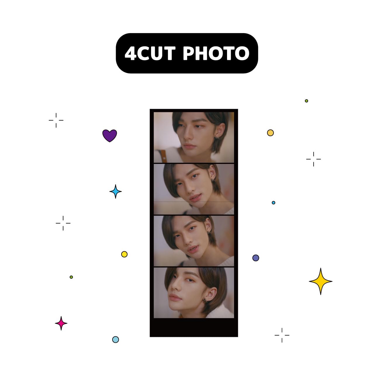 

4 cut photo STRAYKIDS HYUNJIN (Hyujin 07)