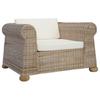 Day and Night - Day and Night Armchair with Natural Rattan Cushions