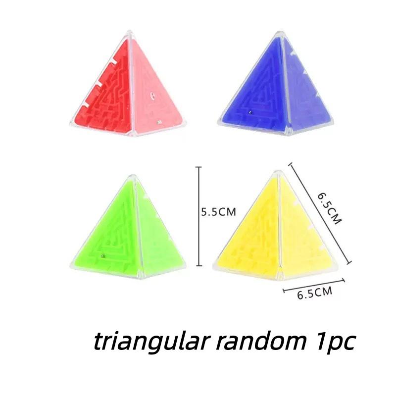 TOBEFU 3D Maze Magic Cube Transparent Six-sided Puzzle Speed Cube Rolling Ball Game Cubos Maze Toys for Children Educational