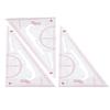 3pcs Clear Markings Garment Ruler Precise Measurement Scale Multifunctional Ruler  Pattern Making