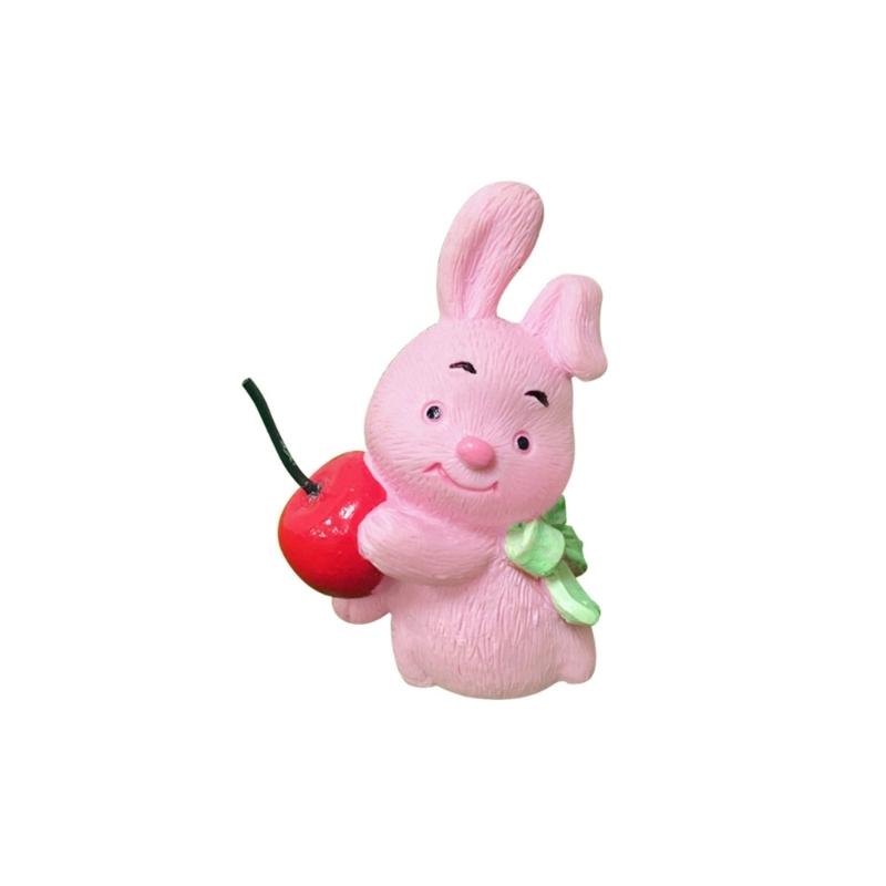 

Holiday Rabbit Miniature Resin Rabbit Figurines Car Decoration Accesories For Car Decoration Dolls Houses Accessories