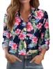 Women's Shirt Printed Floral Loose Shirt Women's Top