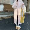 Medium and long cotton-padded women's new popular hooded thick winter cotton-padded jacket cotton-padded loose fashion coat