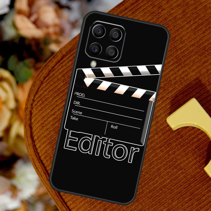 Film Clapperboard For Samsung Galaxy M33 M53 M13 M20 M11 M31 M51 M15 M55 M12 M32 M52 M14 M34 M54 M30s Case