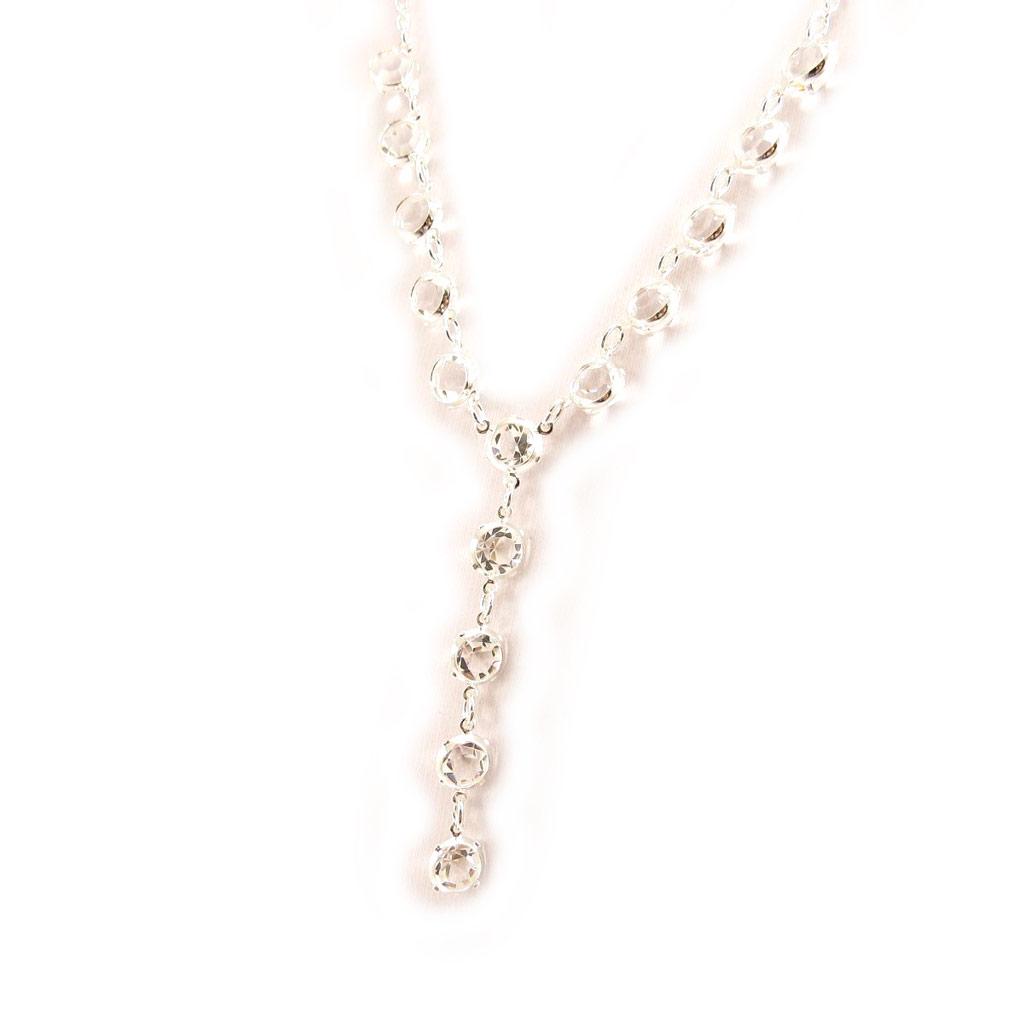 Les Trésors De Lily [K7239] - Designer-Halskette 'Sissi' weiß