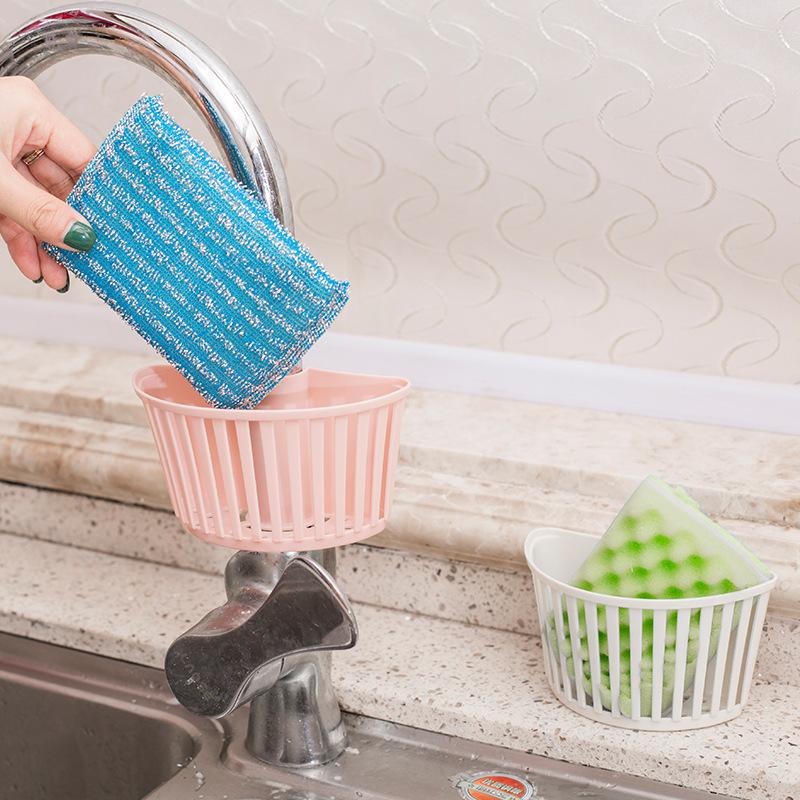Drain Rack Sink Plastic Hanging Basket Racks Shelf Spout Holder Sponge Storage Kitchen Supplies Faucet Rack