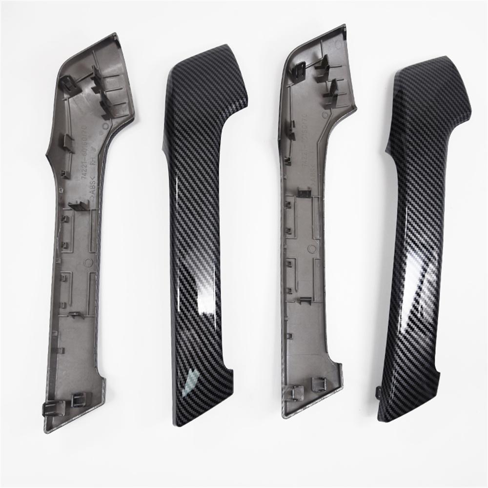 Carbon Fiber Style Door Handle Cover For Toyota Land Cruiser Prado 150 LC150 10-