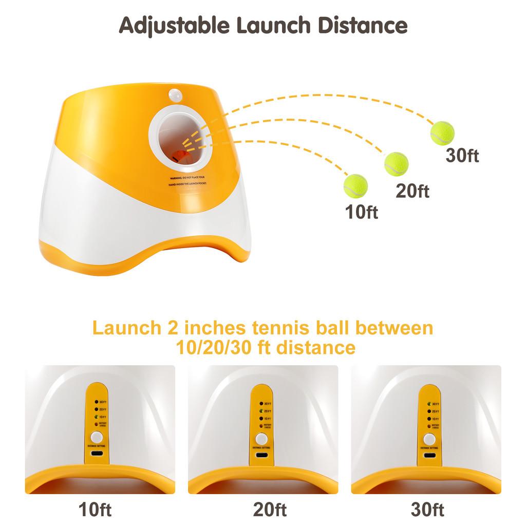 Ball Dog Automatic Launcher Pet Ball Thrower Interactive Game For Pet Training