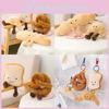 Cartoon Brezel Croissant Toast Brot Plüschtier Weiches Stofftier Essen Puppe Für Kinder