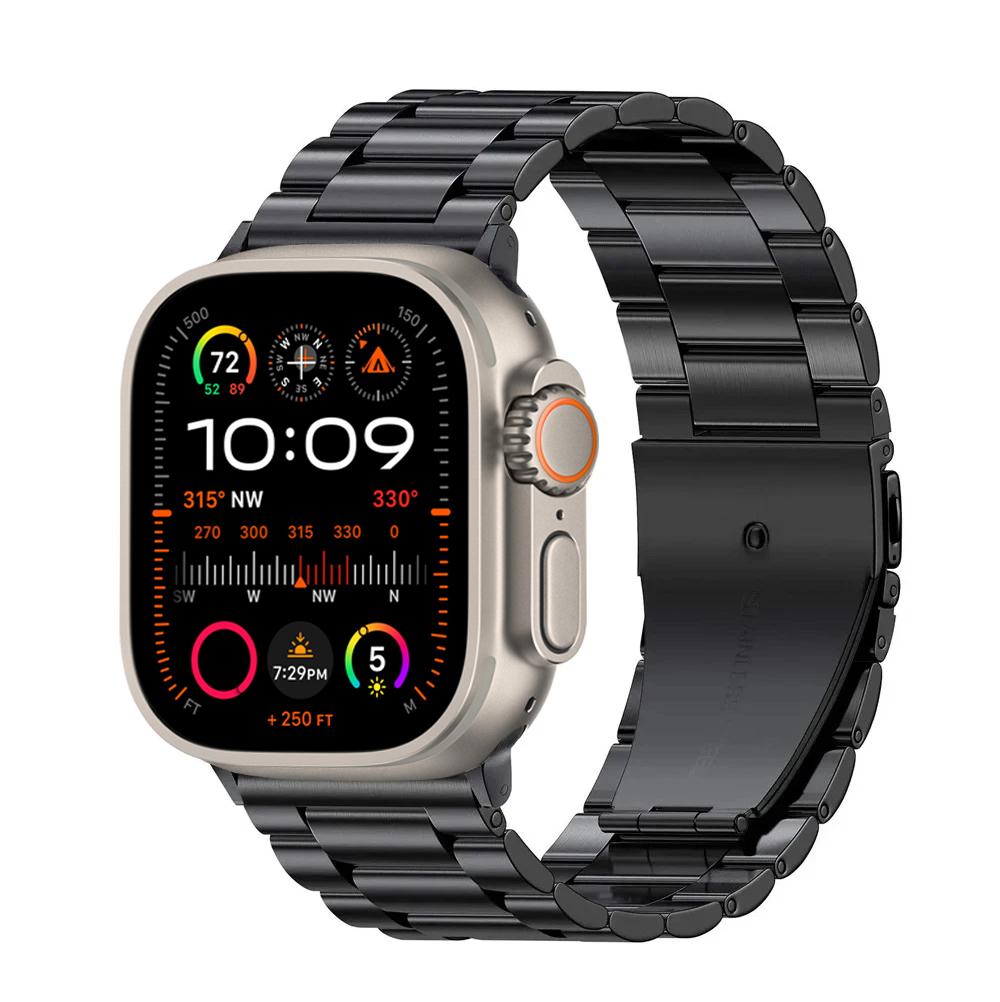 Stainless Steel Titanium Alloy Strap For Apple Watch Band Ultra 2 49mm 44mm 45mm 46mm 41mm Bracelet Iwatch Series 6/7/8/9/10