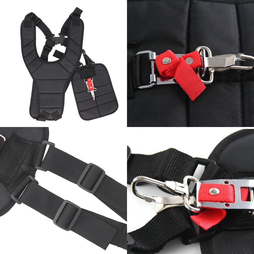 Comfortable And Adjustable Double Shoulder Strap For Brush Cutters High-quality Buckled Harness