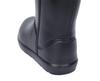 Aote Step-On Rain EVA Mid-Calf Boots 902, Black Cotton-Lined Non-Slip Rubber Shoes for Winter, Car Washing, Fishing, and Labor Protection.