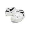 Crocs Kids  Casual Comfortable Warm Clogs Kids Footwear White Gray 207009-10M