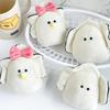 Kawaii Oyster Plush Bag Charm Cute Soft Keyring With Short Plush**