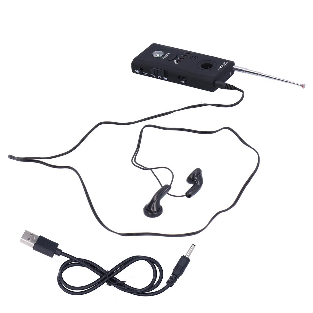 Wireless Camera Wired Detector Bug Eavesdropping Scanner Finder for Hotels Restrooms Dressing Room