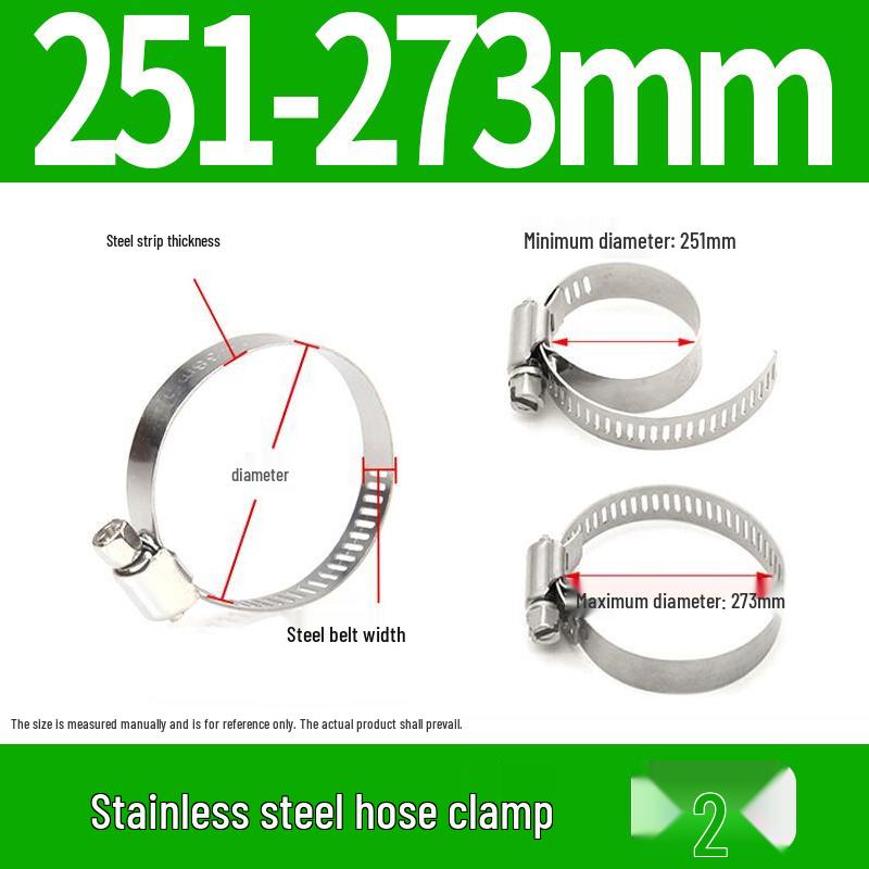 201 Edelstahl Schlauchschelle für Rohre