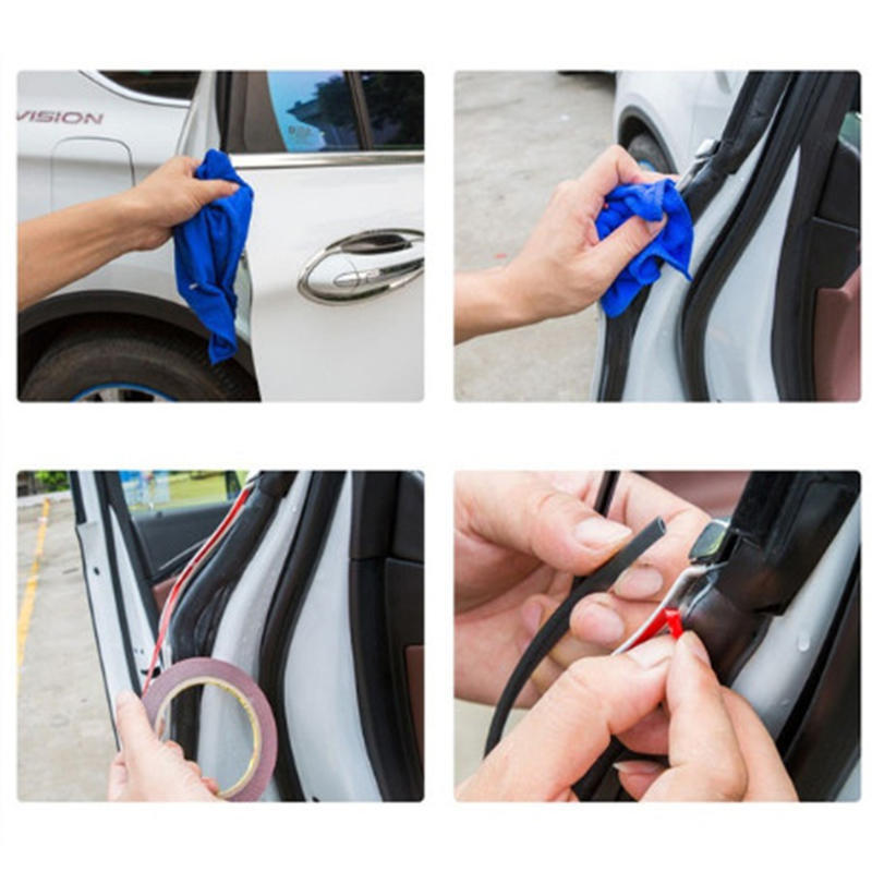 Universal Cars Door Edge Rubber Scratch Protector Moulding Strip Protection Strips Sealing Anti-rub DIY Car-styling