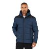 Mens Quilted Padded Hooded Jacket