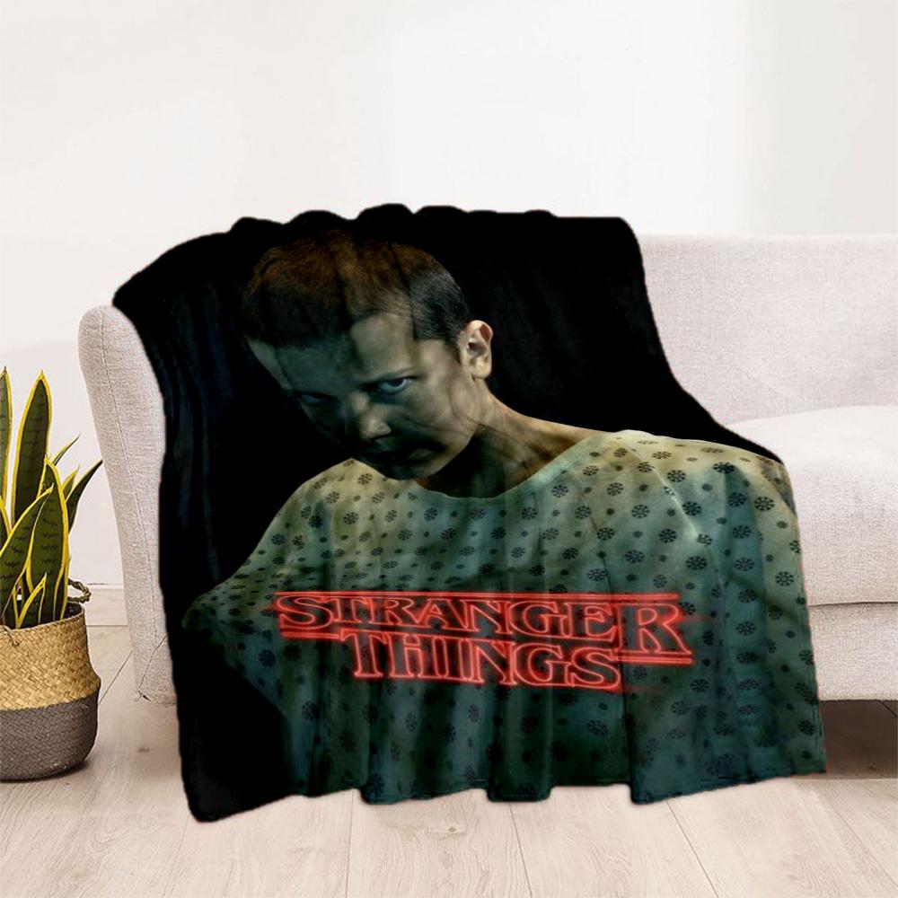 Stranger Things Blanket Suitable for sofas,travel, living rooms also a good gift for friends and family Suitable for all seasons.