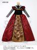 [SCLYX] Alice in Wonderland Cosplay - Queen of Hearts Costume for Women - Authentic Queen of Hearts Dress, Long Sleeved, Alice in Wonderland Cosplay C