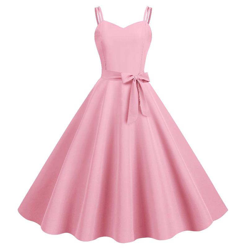 IHUASU Fashion Summer Spring Sleeveless Casual Dresses S