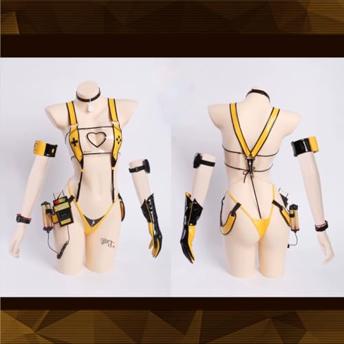Pupubanbanya Lavender Eleg Cosplay Costume, Christmas, Halloween Costume, Swimsuit, Sexy, Erotic, Size L+