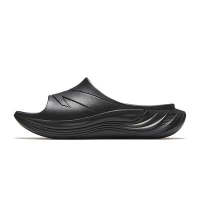 Versatil Casual la Modă Confortabil Antiderapant Rezistent la Uzură Absorbant de Șoc Sandale Slide Bărbați Încălțăminte Negru 112538528-1