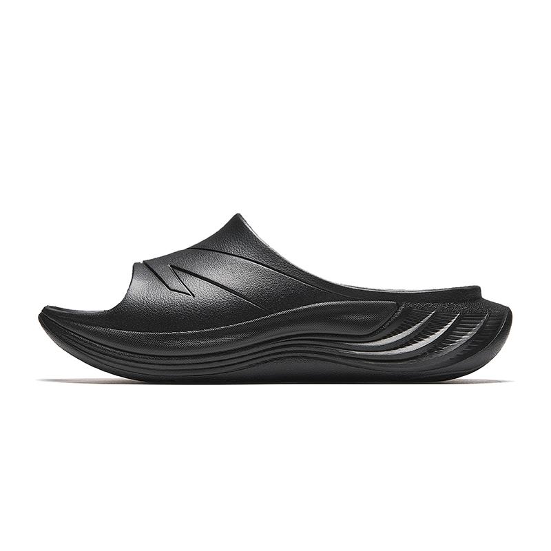 Anta Versatile Casual Trendy Comfortable Non-Slip Wear-Resistant Shock-Absorbing Slide Sandals Men Footwear Black 112538528-1