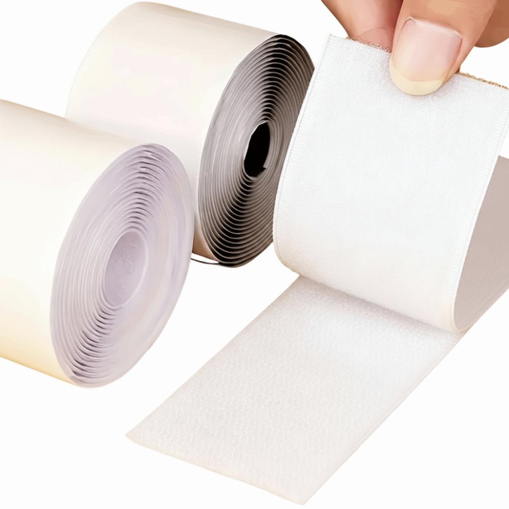 Strong Adhesive Self Adhesive Fastener Tape Reusable Double Sided Tape Wall Hanging 3cmx3m белый