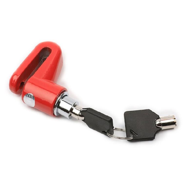Mountain Bicycles Brakes Padlock Motorcycle Bike AntiTheft Wheel Disc Brakes Lock Safety Disc Wheel Lock with Key